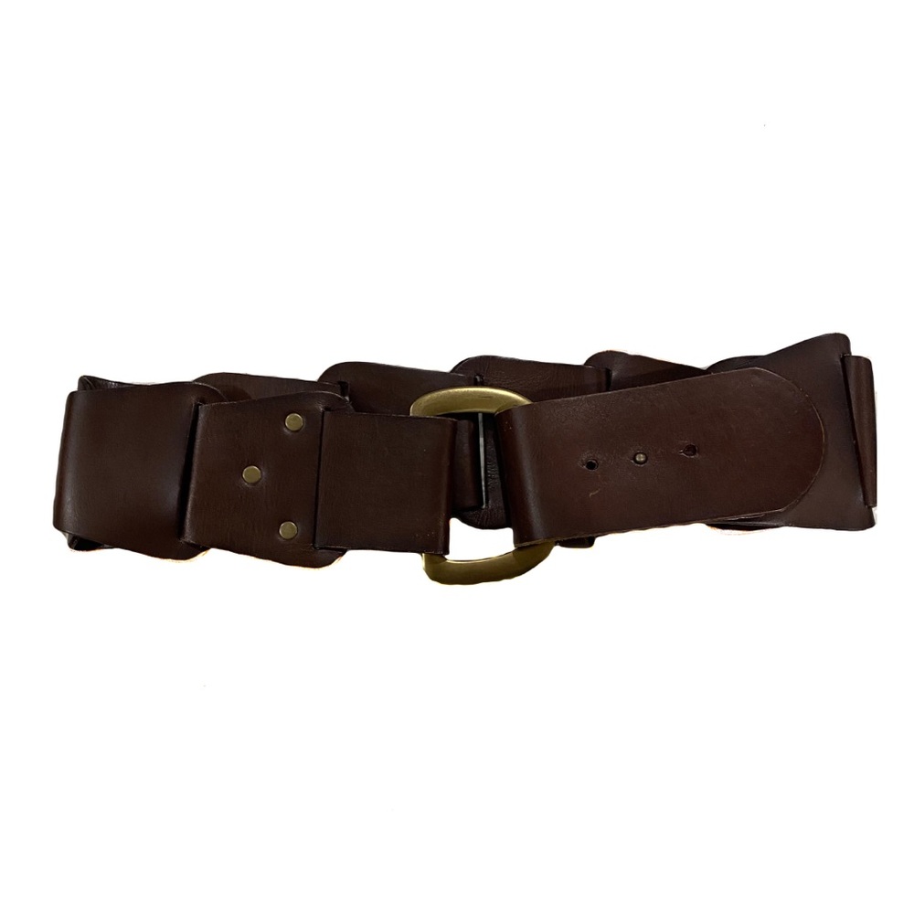Linea Pelle x Bergdorfs Oversized Leather Belt - Picture 2 of 16